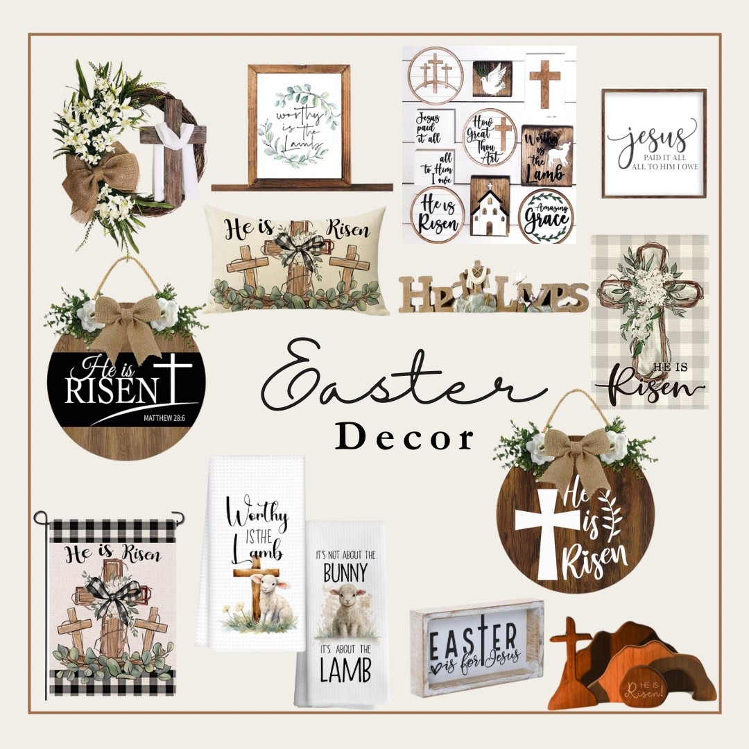 Celebrating all Jesus has done, sharing it with everyone who enters our home and even those who drive by. He paid it all! He has risen! He is Alive! He’s worthy of it all!

#LTKFamily #LTKHome #LTKSeasonal