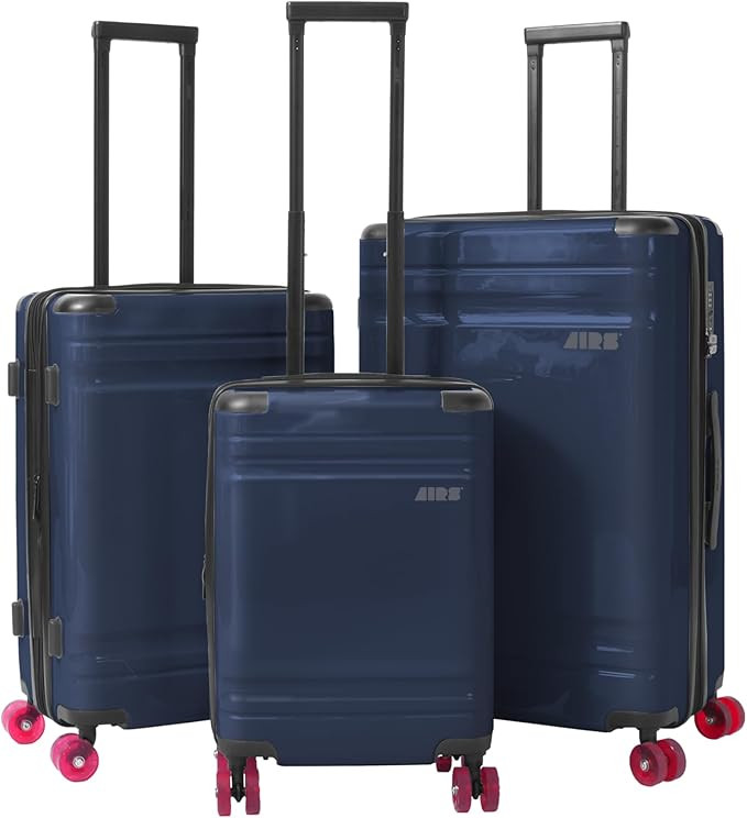 Expandable Hardsided Luggage with Red Ultra Silent 360 Spinner Wheels, Premium Interior, Protecti... | Amazon (US)