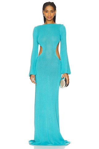 Maite Dress in Turquoise | Revolve Clothing (Global)