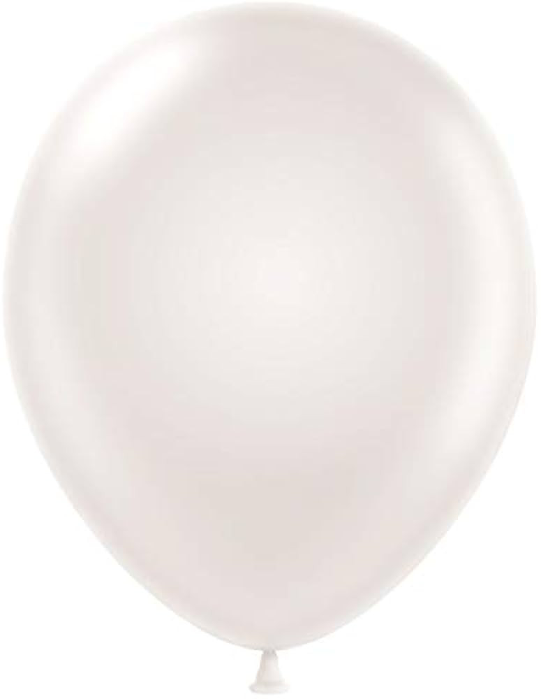 Tuf-Tex 24" Pearl White Latex Balloons (10 Ct) | Amazon (US)