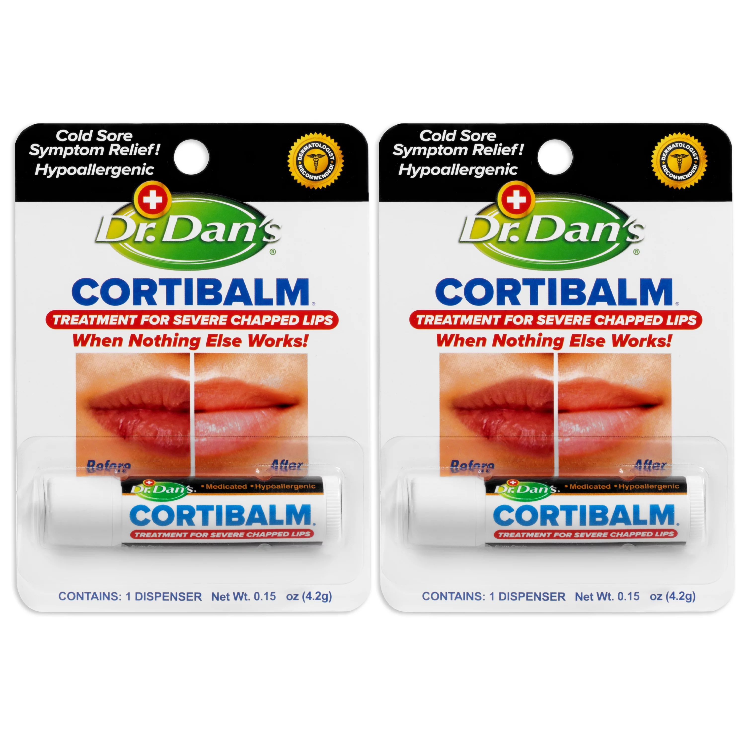 2 Pack - Dr. Dan's CORTIBALM 4.20 g | Walmart (US)