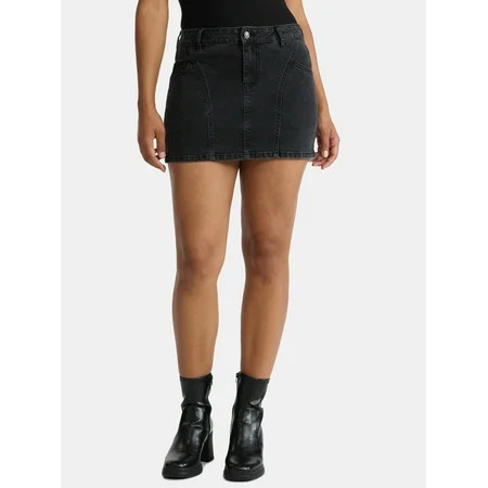 Madden NYC Women s Denim Mini Skirt Sizes XXS-XXL | Walmart (US)