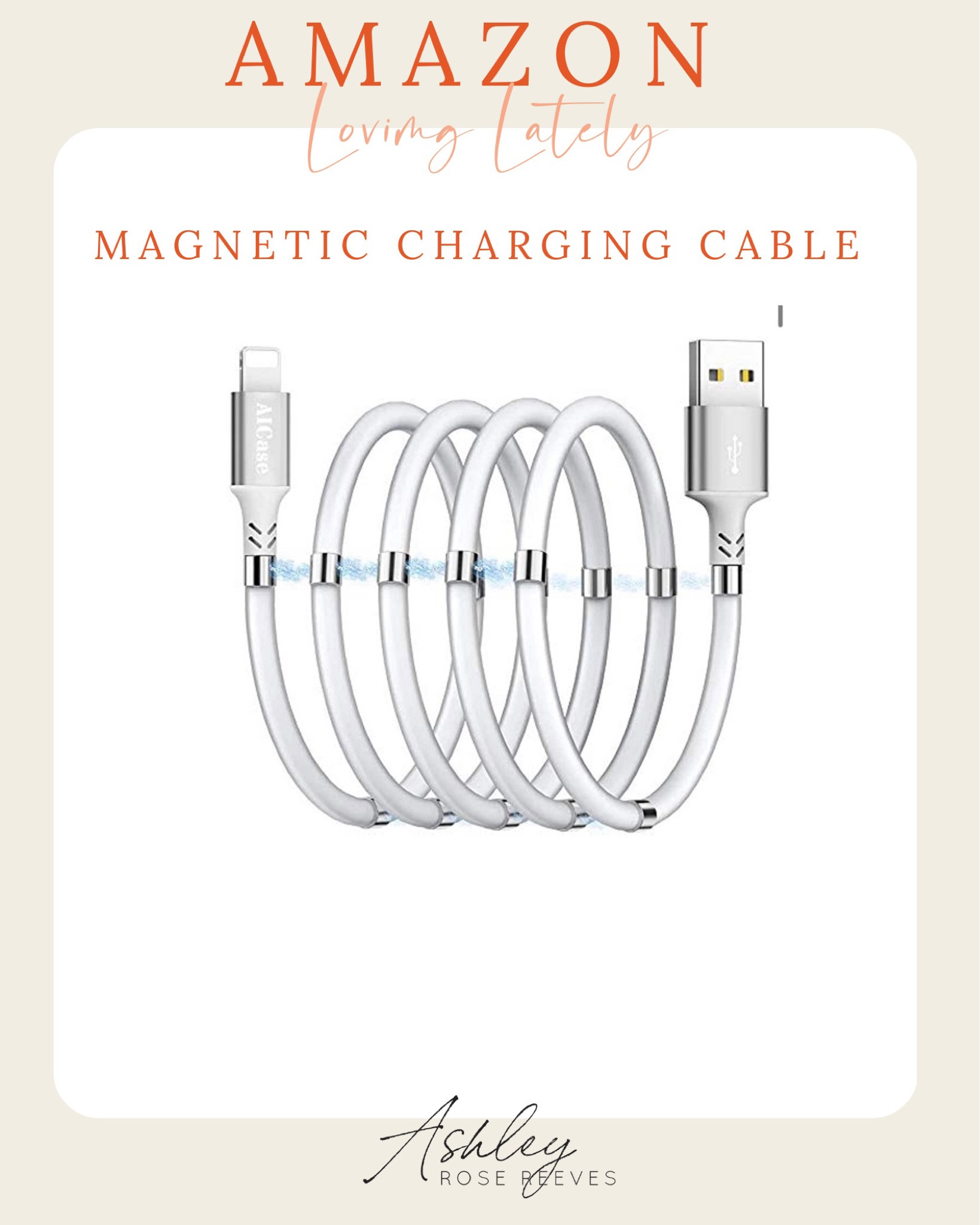 Amazon Loving Lately 
Magnetic charging cable 

#LTKhome #LTKfamily #LTKtravel