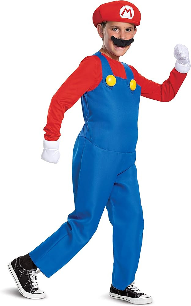 Mario Deluxe Child Boy Costume | Amazon (US)
