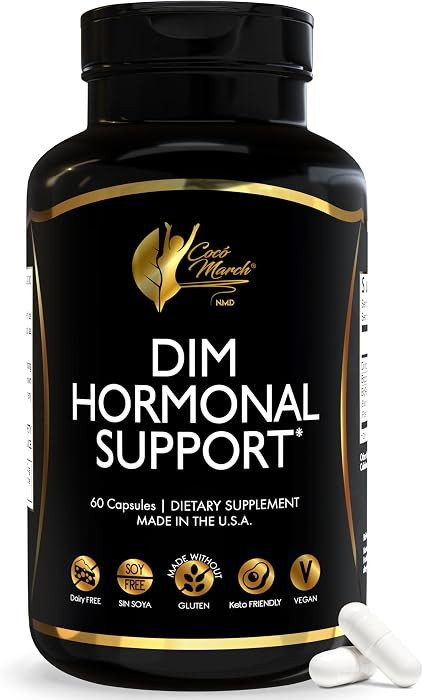 Coc\u00f3 March DIM Supplement for Women \u2013 Supports Hormonal Balance, Skin Care & Natural Es... | Amazon (US)