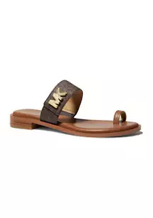 Jilly Thong Double Strap Sandals | Belk
