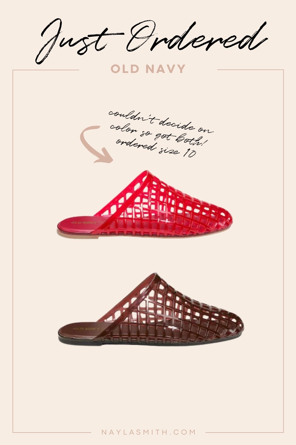Cutest jelly shoes from Old Navy! Canadian links under “similar products”I’m a 9.5-10 and ordered a 10

#LTKsummer #LTKshoes
