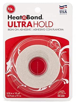 HeatnBond UltraHold Iron-On Adhesive, 5/8 Inch x 10 Yards | Amazon (US)