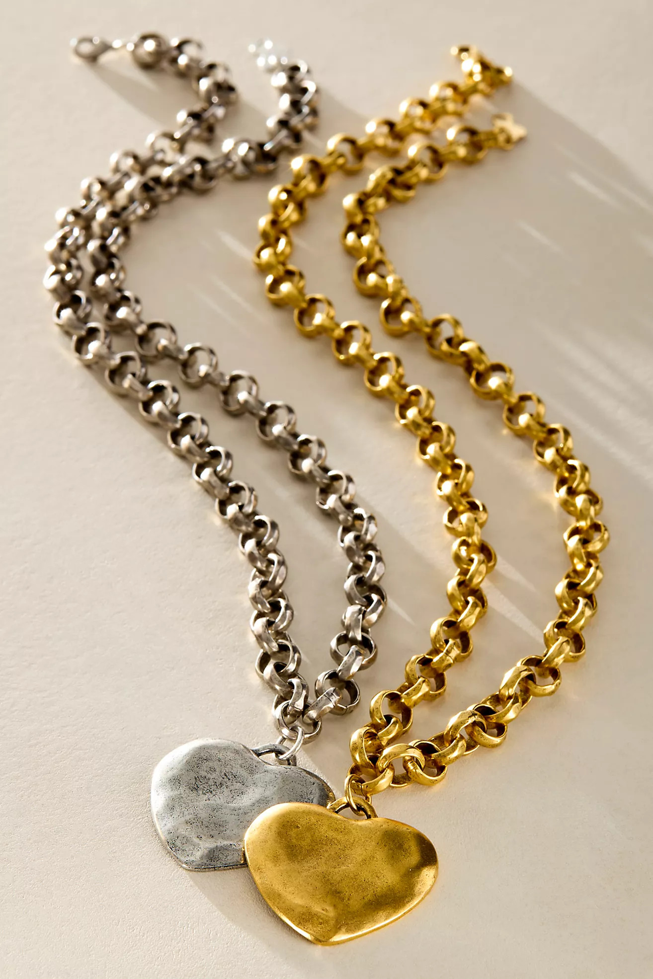 Bracha Long Puffy Heart Necklace | Free People (Global - UK&FR Excluded)