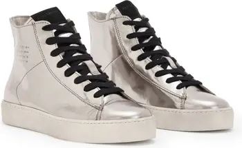 Tana Metallic Leather High Top Sneaker | Nordstrom