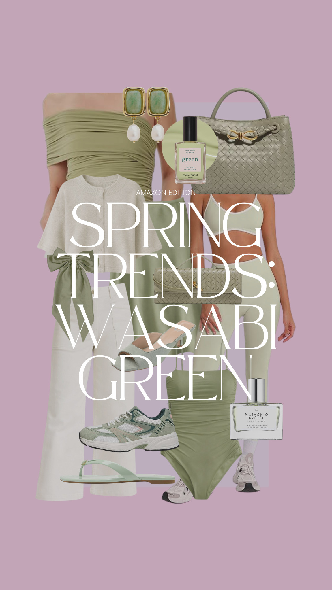 Wasabi green is having a moment this spring. It’s vibrant but still wearable, and I love how it instantly makes an outfit feel current. 

 #LTKdayinmylife #LTKgrwm #LTKPetite