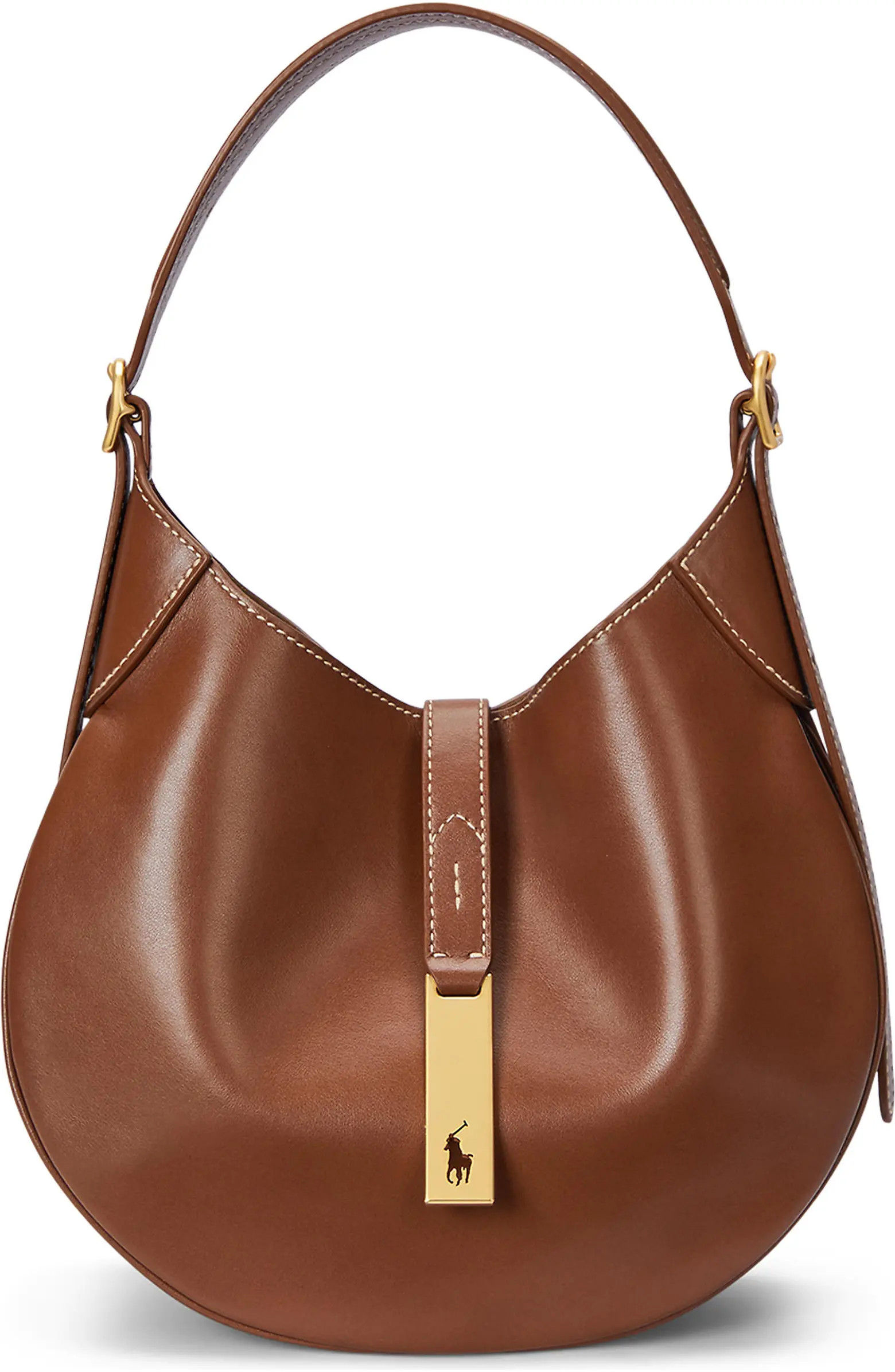Small Polo ID Leather Shoulder Bag | Nordstrom
