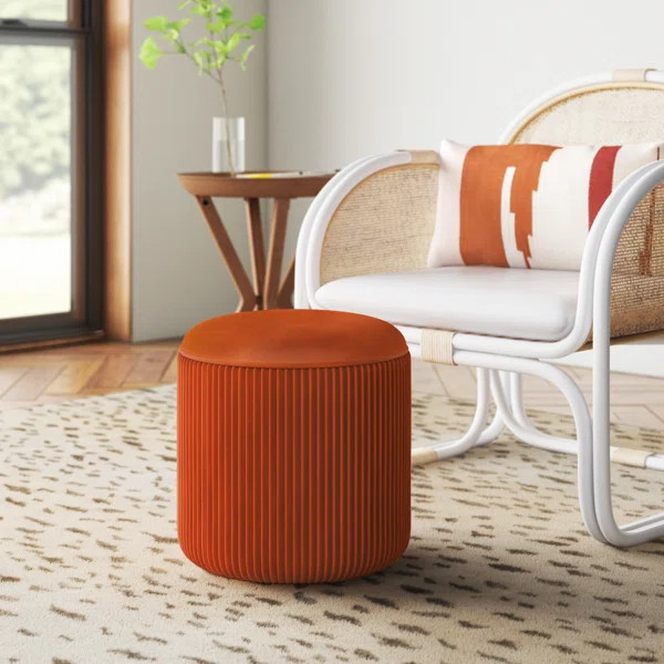 Aslan Upholstered Pouf | Wayfair Professional