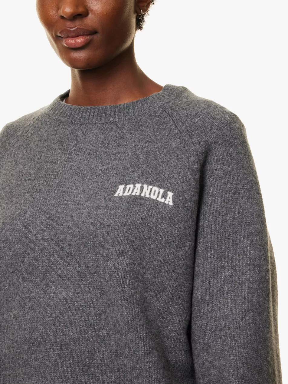 Varsity oversized stretch-knit jumper | Selfridges