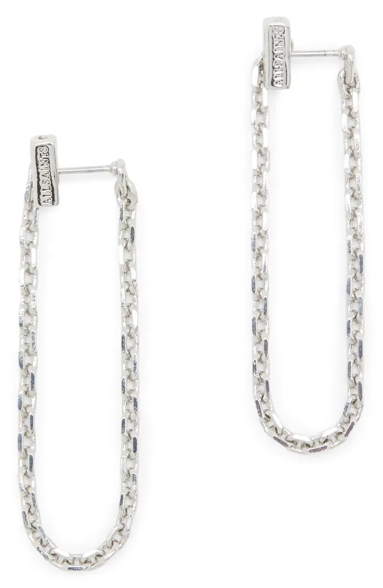 Chain Front Back Drop Earrings | Nordstrom