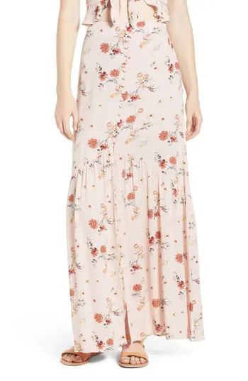 Women's Lost + Wander Rosa Floral Maxi Skirt | Nordstrom