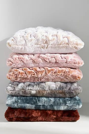 Luxe Faux Fur Pillow | Anthropologie (US)