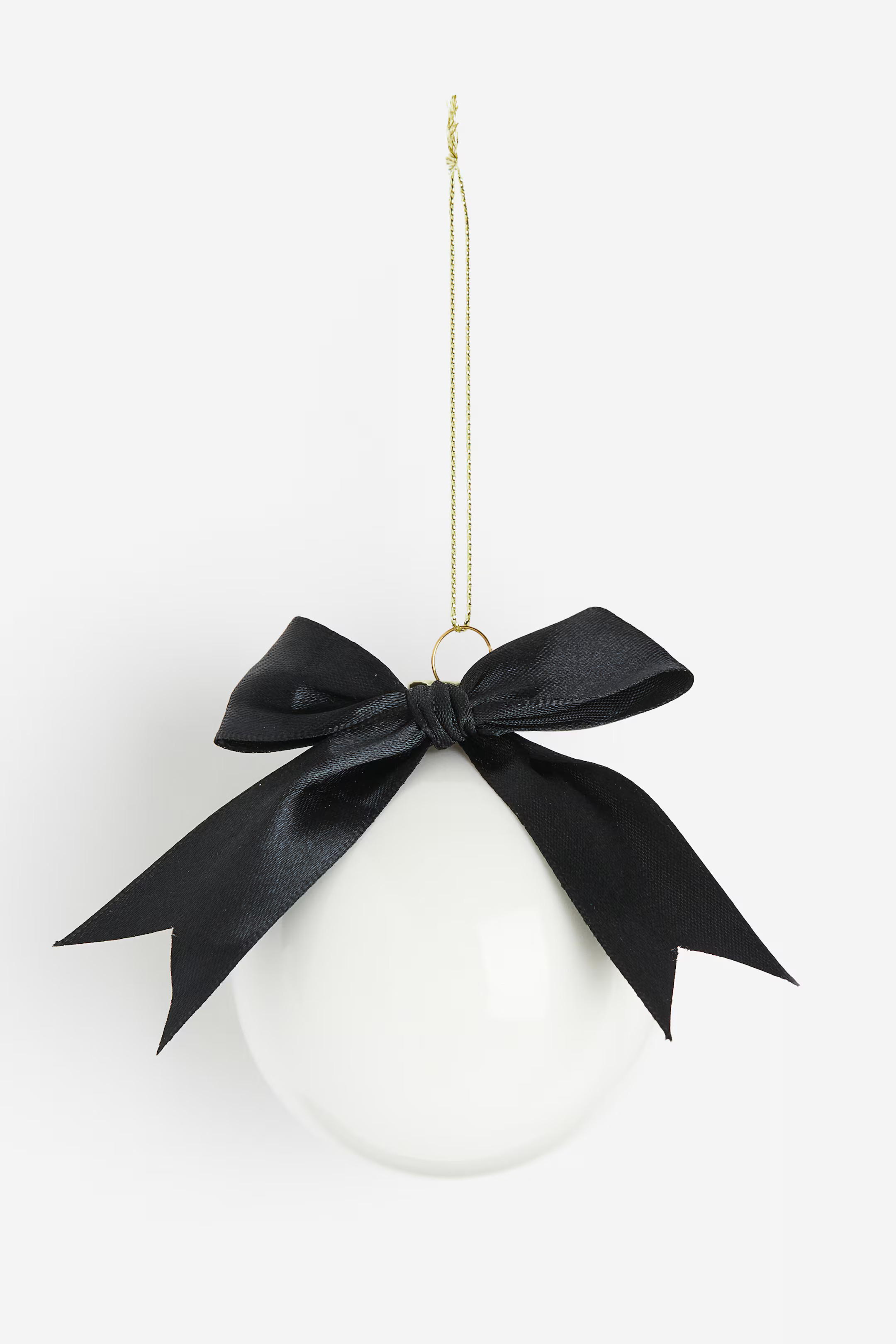Glass Christmas Ornament with Bow | H&M (US + CA)