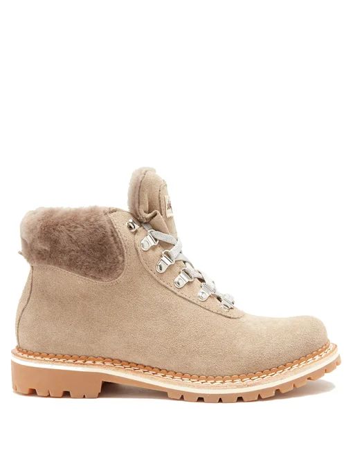 Sequoia shearling-lined suede après-ski boots | Montelliana | Matches (US)