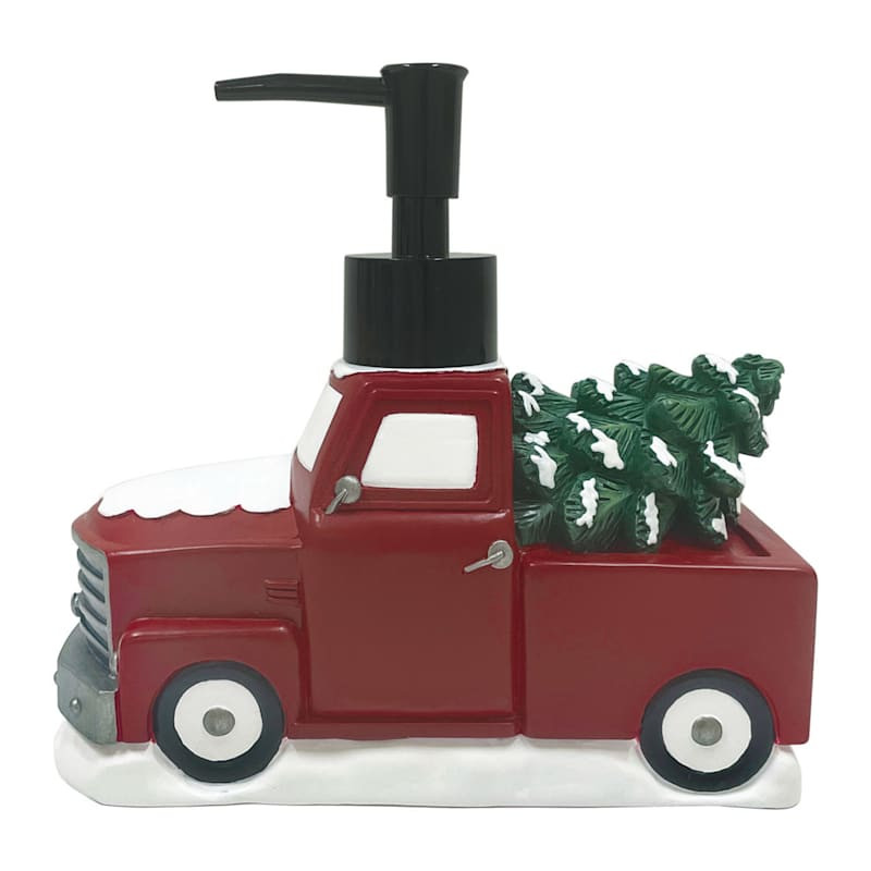 Truck with Tree Lotion Pump, 4.5" | At Home