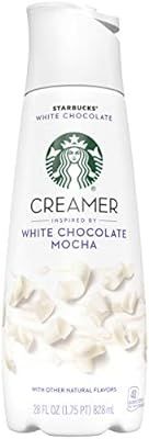 STARBUCKS White Chocolate Mocha Creamer 28 fl. oz. Bottle | Amazon (US)