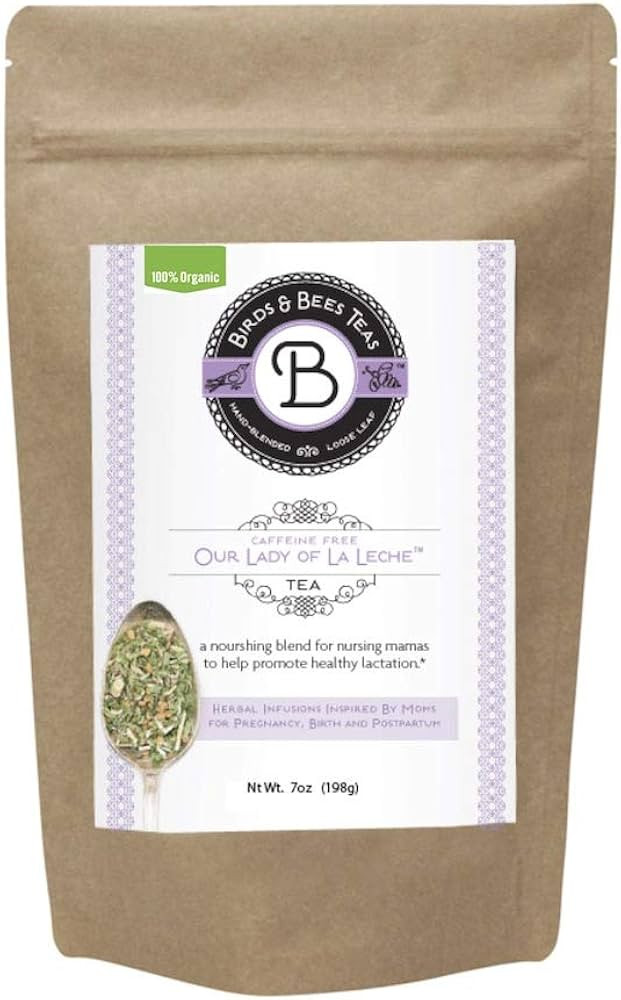 Birds & Bees Teas - Organic Lactation Tea - Our Lady of La Leche Breastfeeding Supplement & Lacta... | Amazon (US)