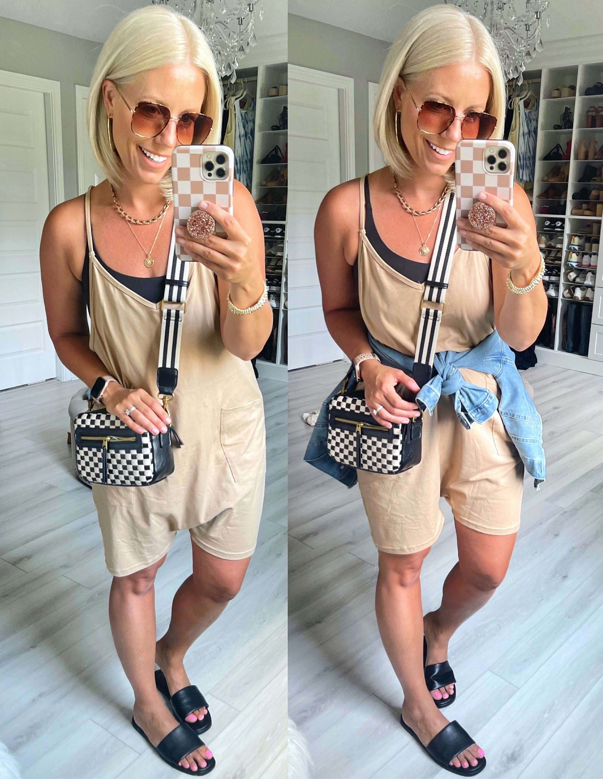 My OOTN for Harrison’s baseball game!!! 
Romper size small
Cami bra size medium 
Jacket size small

#LTKshoecrush #LTKstyletip #LTKsalealert