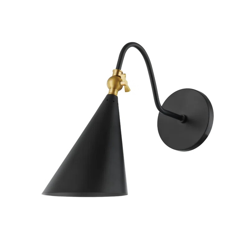 Cogan 1 - Light Dimmable Armed Sconce | Wayfair North America