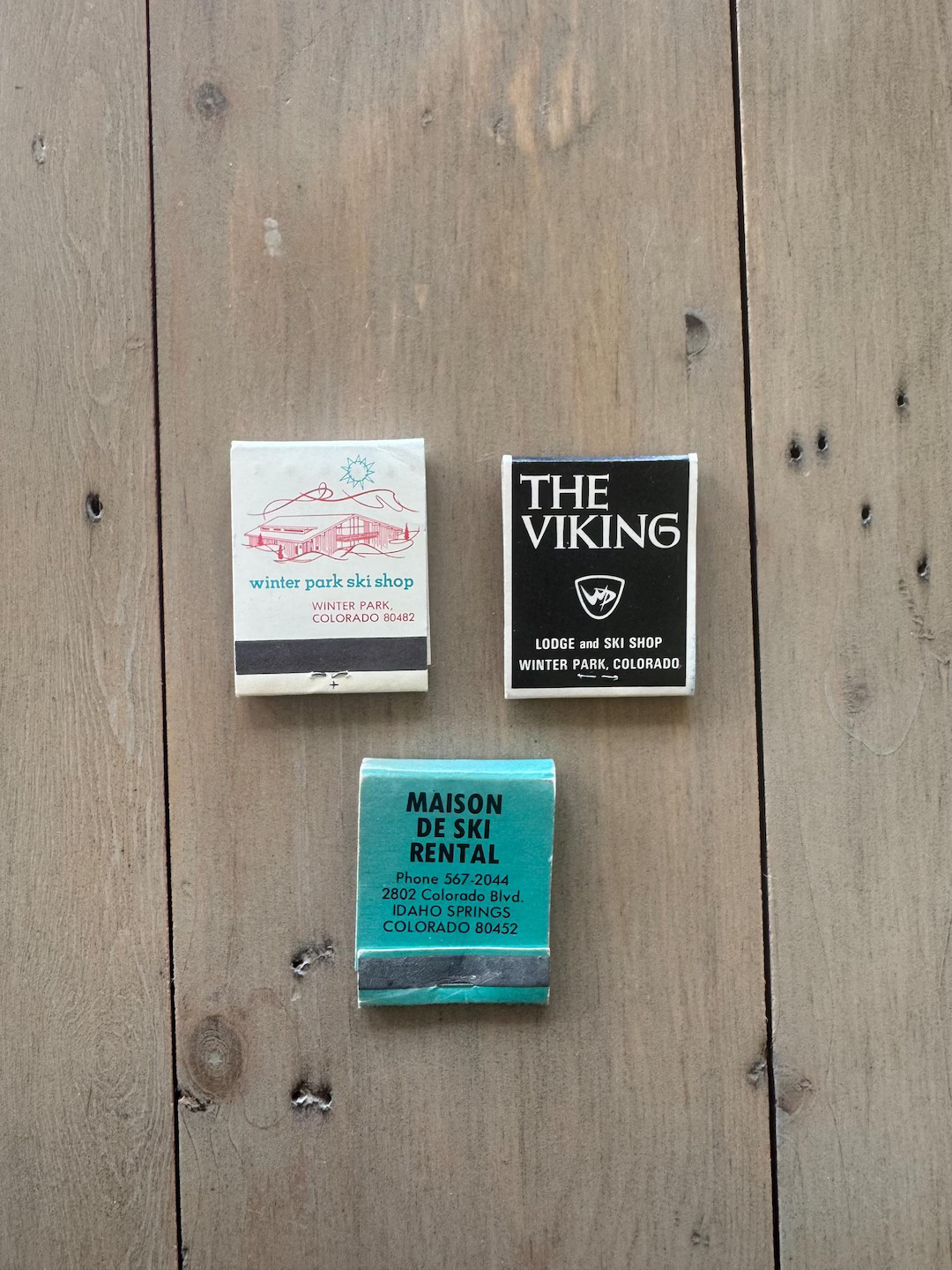 Vintage Colorado Matchbooks | Matchbook Set | Skiing Matchbooks | Vintage Matches | Colorado Souv... | Etsy (US)