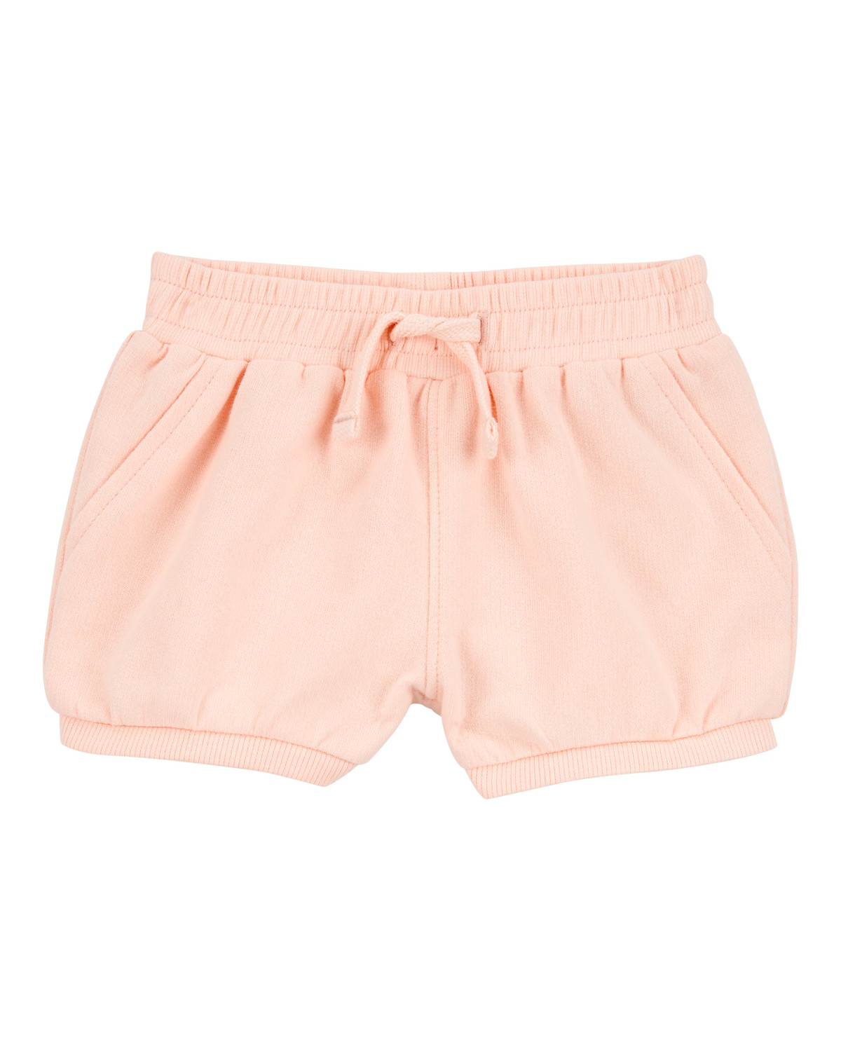 Baby Pull-On French Terry Shorts - Pink | Carter's Inc