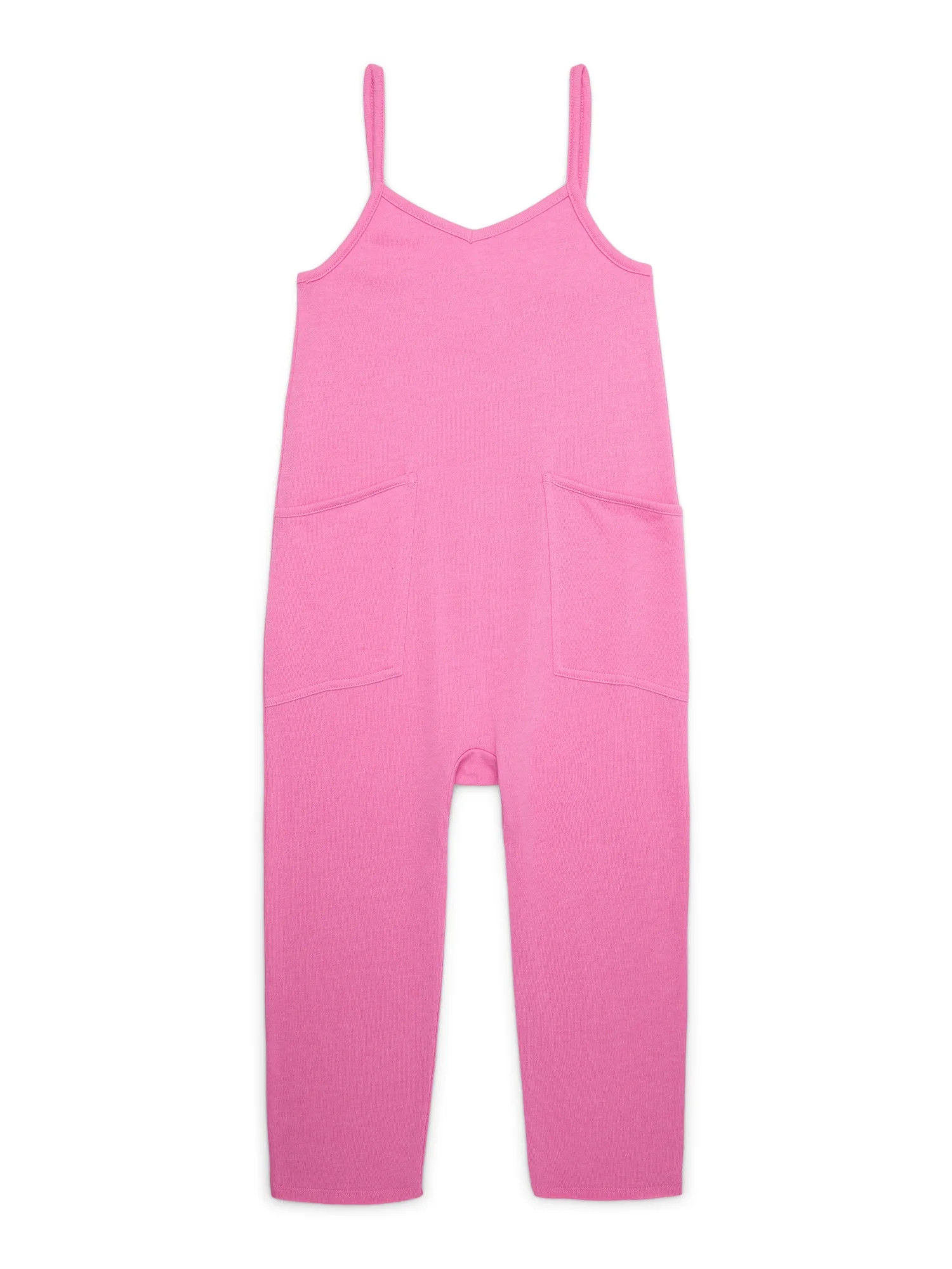 Grayson Social Girls French Terry Cami Jumpsuit, Sizes XS-XXL | Walmart (US)