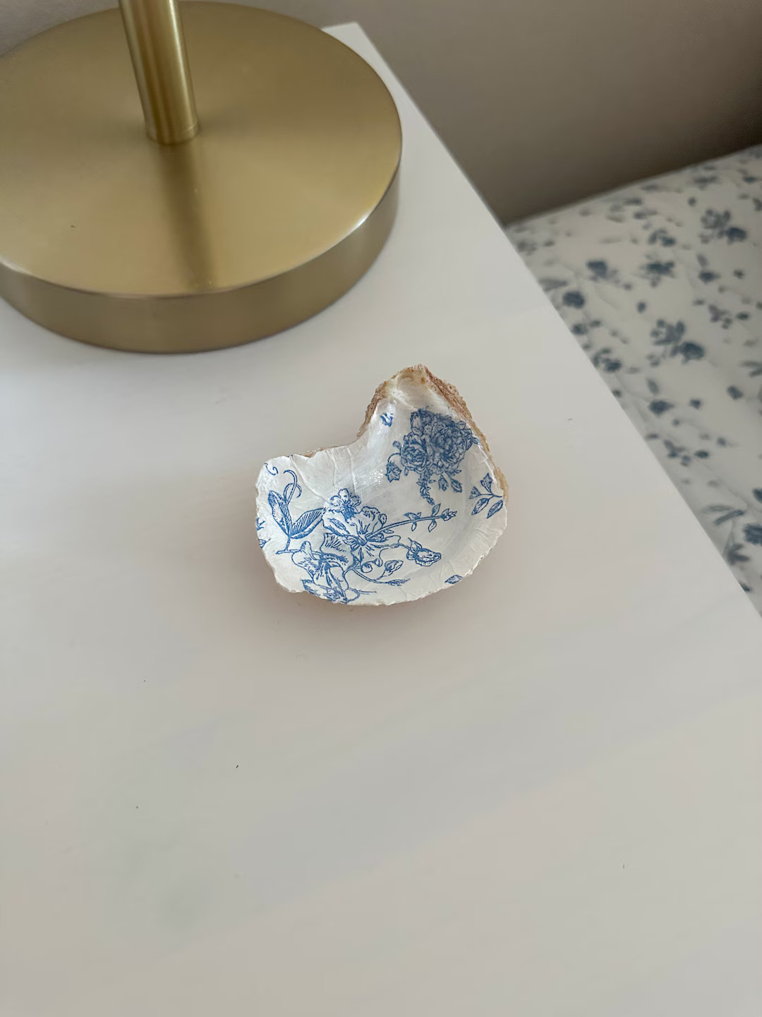 Oyster Shell Trinket Dish handmade Ring Dish Hostess Gift-unique Gift Shell Art Coastal Decor Rea... | Etsy (US)