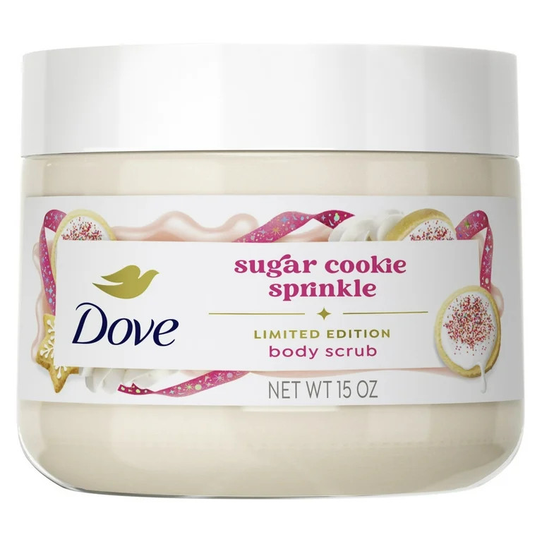 Dove Limited Edition Holiday Treats Body Scrub Sugar Cookie Sprinkle, 15 oz | Walmart (US)
