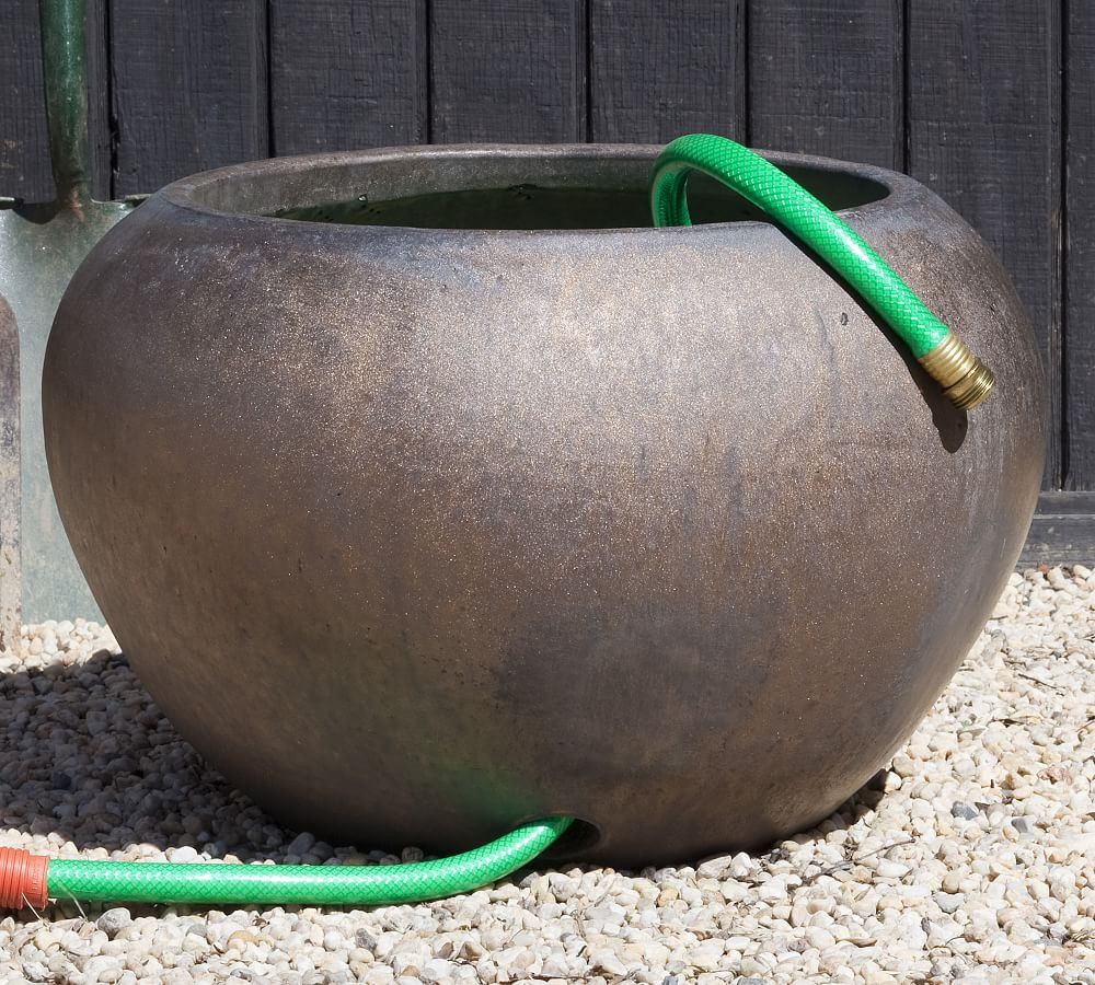 Garden Hose Pot, Bronze | Pottery Barn (US)