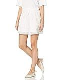 Olive & Oak Women's Eyelet Skirt, White, Medium | Amazon (US)