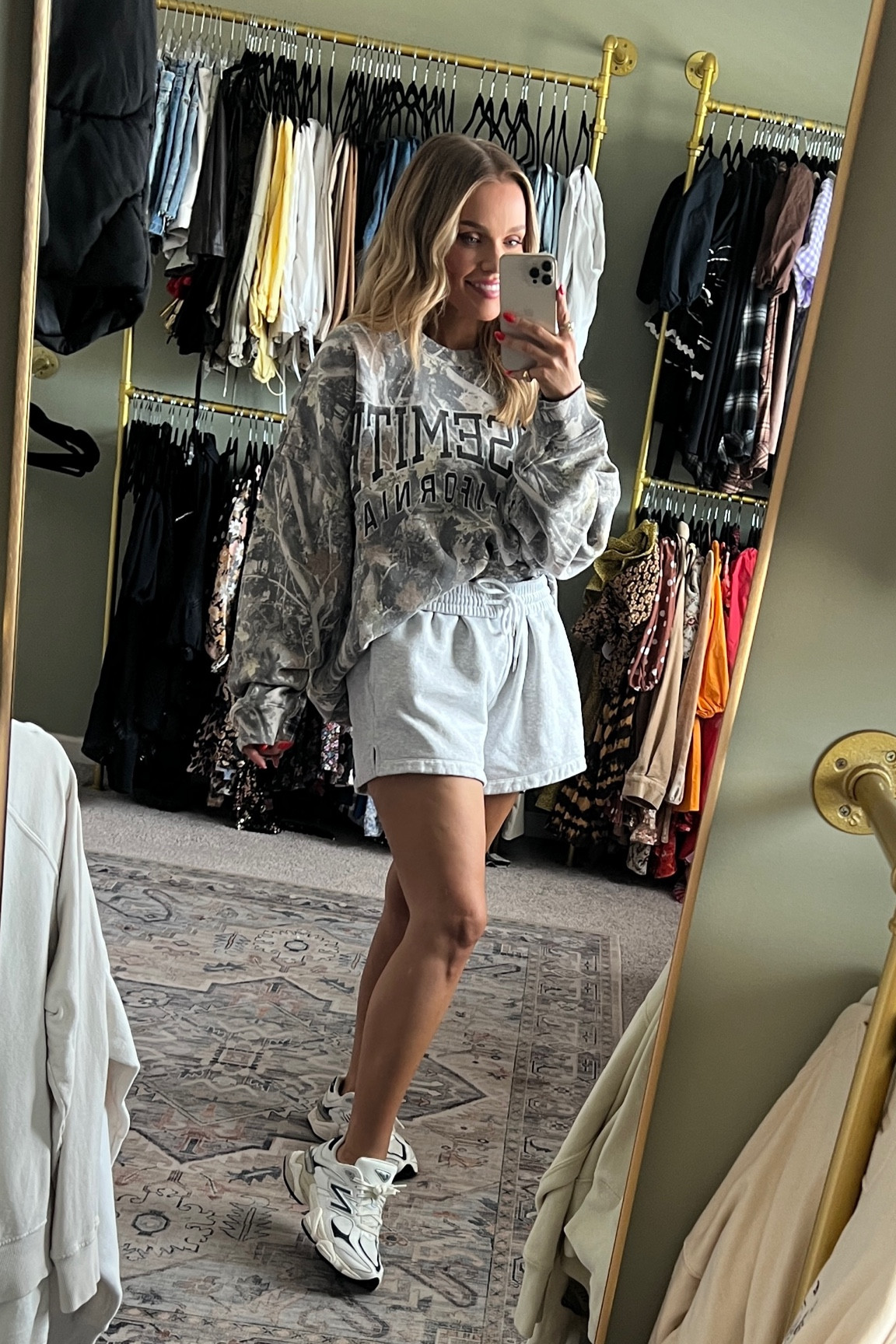 Camo sweatshirt from Abercrombie and shorts mom outfit! 

#LTKStyleTip #LTKFindsUnder100
