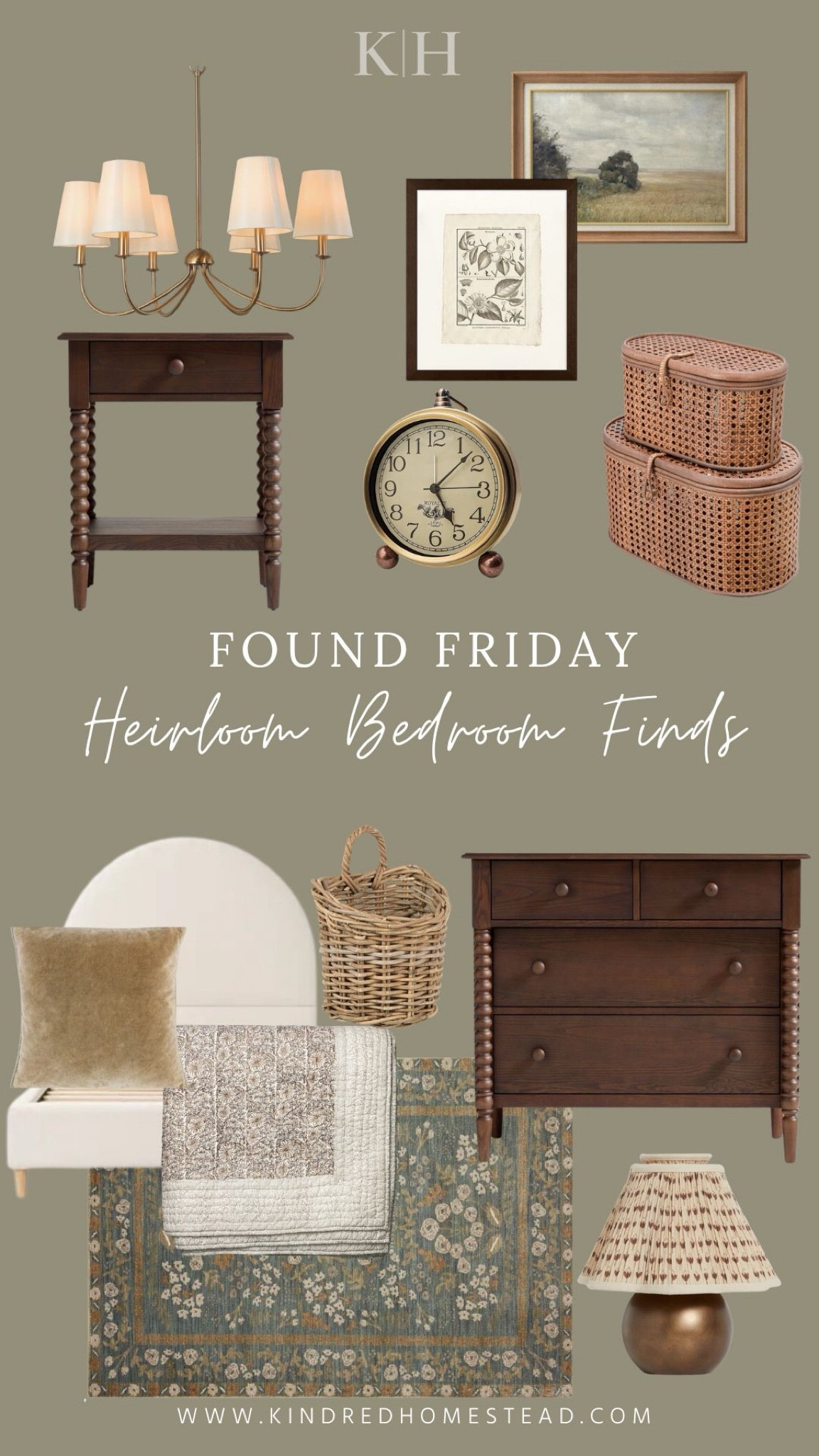 Heirloom inspired bedroom finds for timelessly collected kids rooms including home decor and furniture like beds, bedding, dresser, lamps, and storage.

#LTKHome