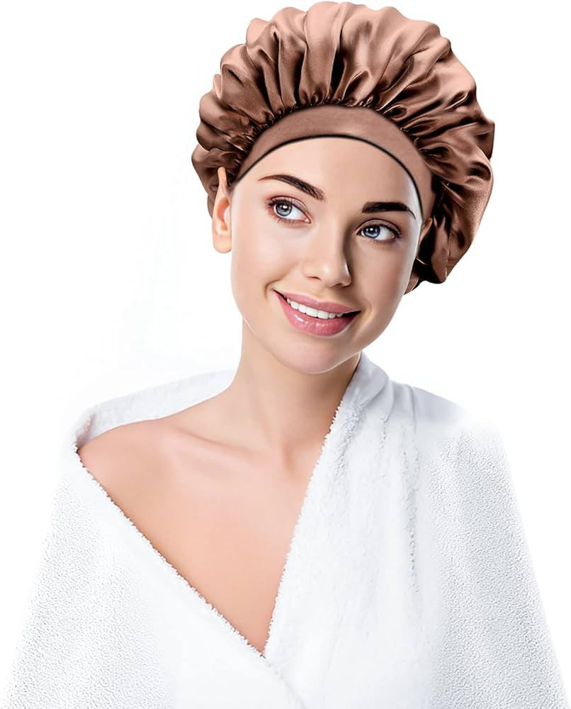 ViviDreamore Satin Bonnet Silk Bonnet for Sleeping Silk Sleep Cap Hair Bonnet for Sleeping Bonnet... | Amazon (US)