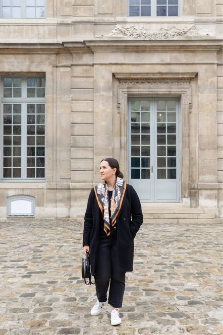 Just the beginning of an amazing winter babymoon in Paris. This city is always a good idea! ❄️🤍👶🏻

To learn all about adventures and my first of many Parisian outfit details, click the link in my profile. 🖤

Black Wool Coat, Hermes Scarf, Lady Jacket, Veja Sneakers, Winter Style, Parisian, Maternity, Mid-Size

#LTKtravel #LTKmidsize #LTKbump