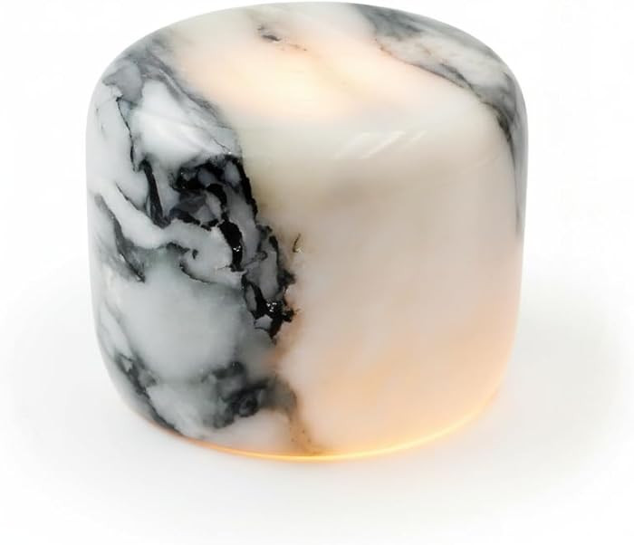 Marble Lamp Night Light Touch Bedside Table Lamp for Bedroom,Type-C Rechargeable Small Desk Bedsi... | Amazon (US)