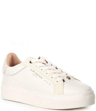 Kensington Cupsole Leather and Suede Sneakers | Dillard's