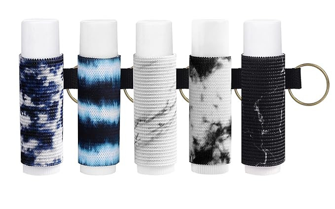 Chapstick Holder Keychain Cute Minimalist Design Lip Balm Keychain Holder (Mardling) | Amazon (US)