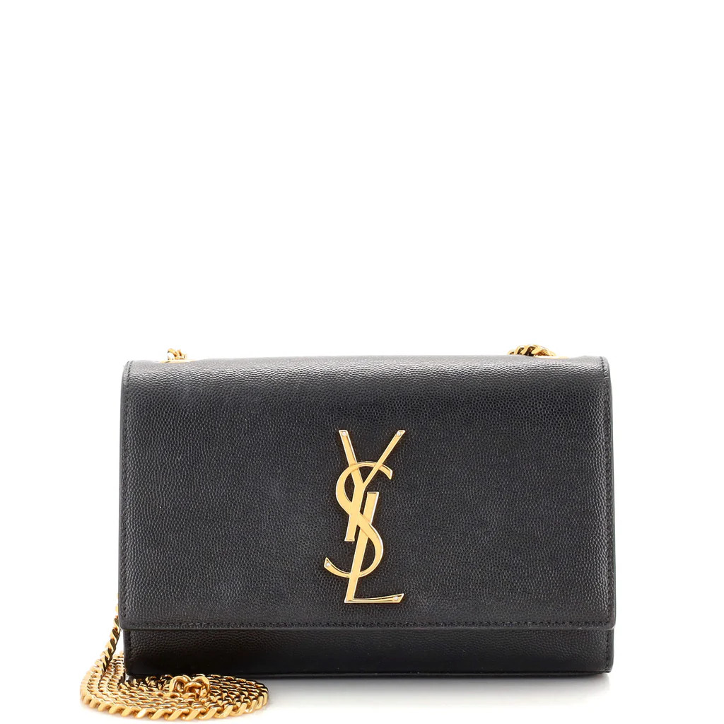 Classic Monogram Crossbody Bag Grainy Leather Small | Rebag