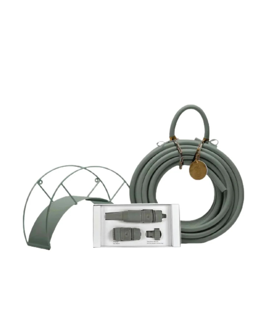 Soft Green and Brass Garden Hose Kit | Brooke & Lou | Brooke and Lou
