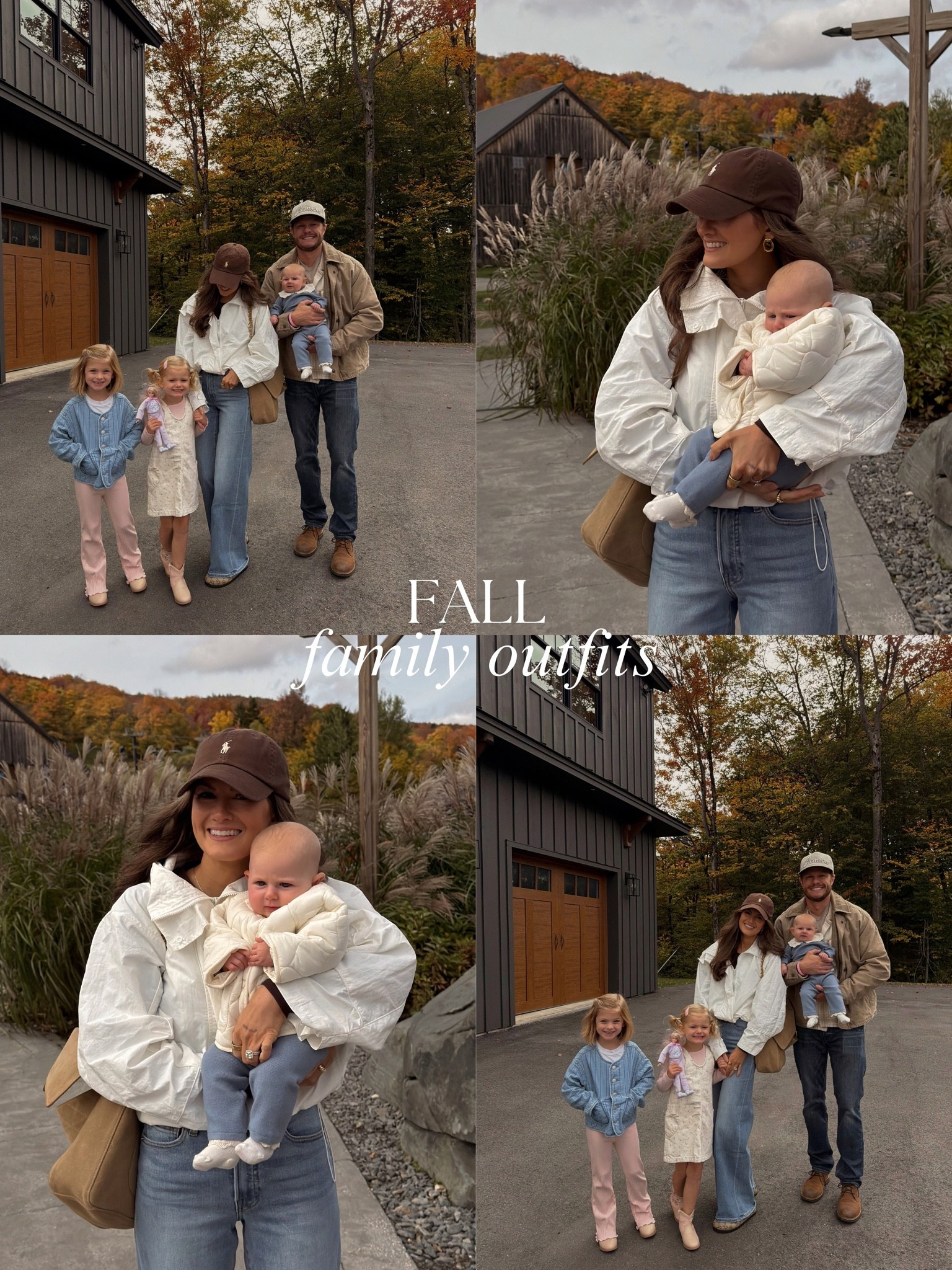 Family outfits - going on the chair lift!