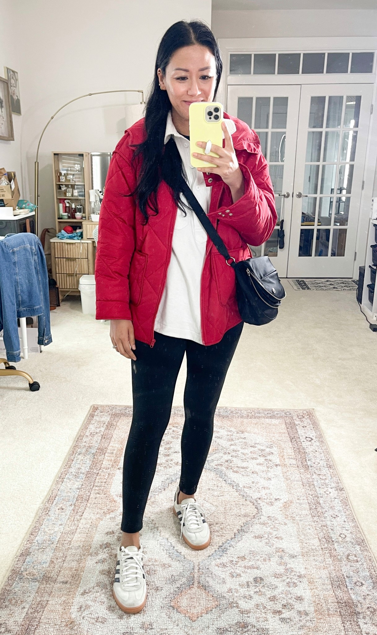 Size small sweatshirt
Sized medium tee
Size small jacket 
Sized down 1/2 in sneakers 

#LTKFindsUnder100 #LTKSeasonal #LTKSaleAlert