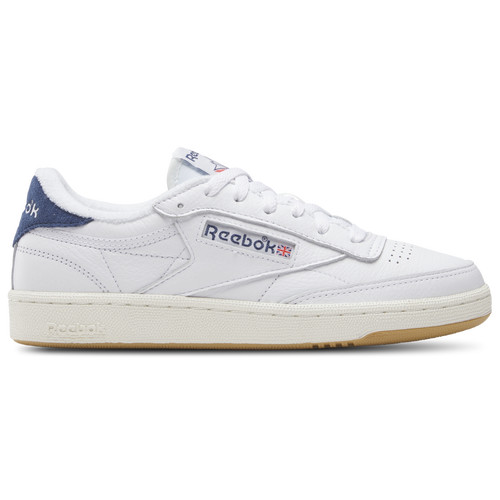 Reebok Womens Reebok Club C 85 Vintage - Womens Shoes Ftwr White/Chalk/Batik Blue Size 09.5 | Foot Locker (US)