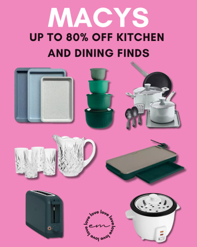 Macy’s is having a huge sale! Get up to 80% off kitchen and dining essentials, including toasters, cookie sheets, and full cookware sets. Grab your favorites before they’re gone. macys, kitchen, dining 

 #LTKHome #LTKSaleAlert