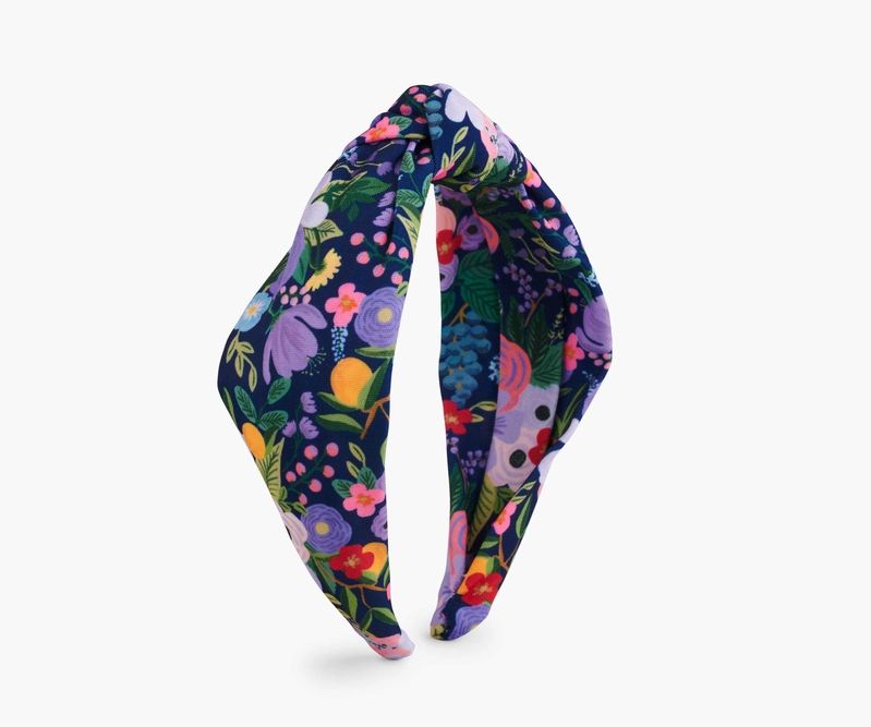 Garden Party Violet Knotted Headband | Rifle Paper Co.