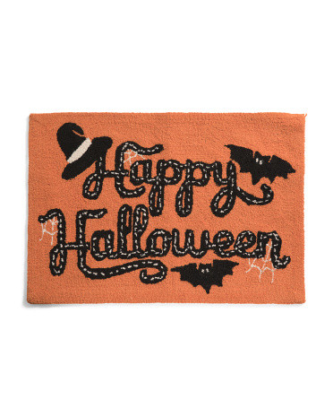 2x3 Wool Blend Happy Halloween Hooked Rug | Rugs | Marshalls | Marshalls
